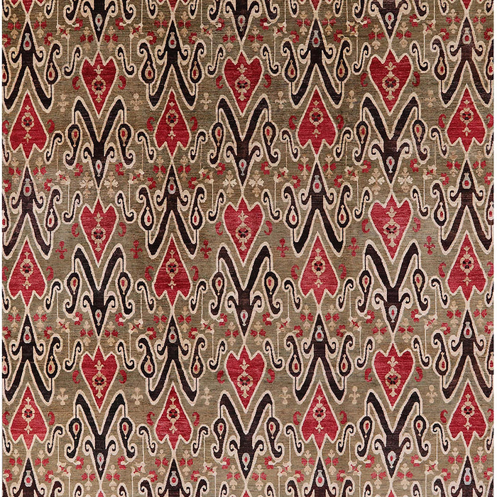 Machine Washable Industrial Modern Light Copper Gold Rug, wshurb1191