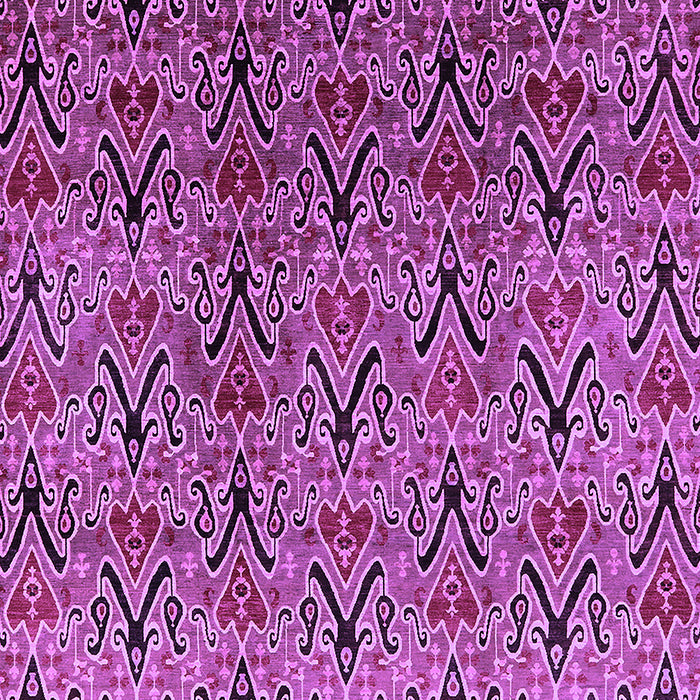 Machine Washable Oriental Purple Industrial Area Rugs, wshurb1191pur