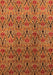 Machine Washable Oriental Orange Industrial Area Rugs, wshurb1191org