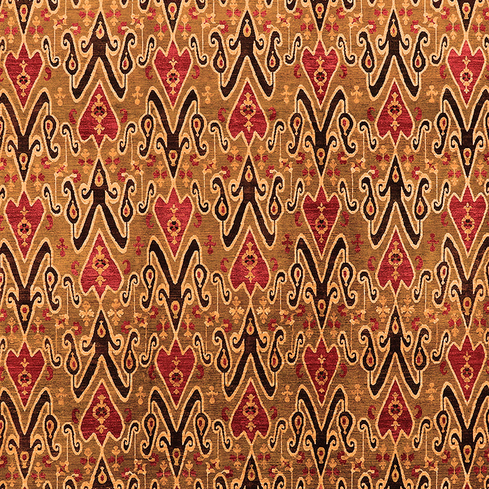 Oriental Orange Industrial Rug, urb1191org