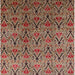 Square Mid-Century Modern Light Copper Gold Oriental Rug, urb1191