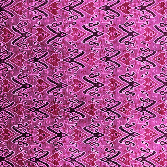 Square Oriental Pink Industrial Rug, urb1191pnk