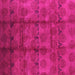 Square Oriental Pink Industrial Rug, urb1192pnk