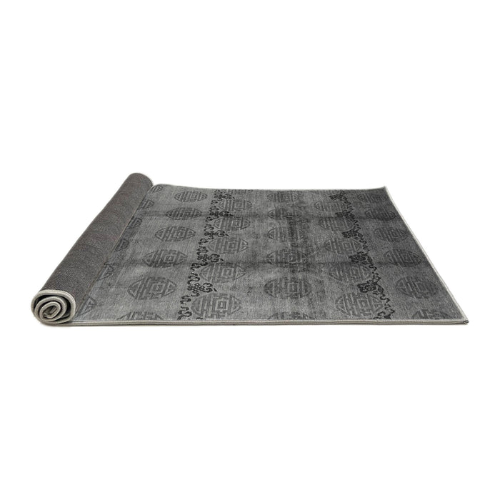 Sideview of Oriental Gray Industrial Rug, urb1192gry