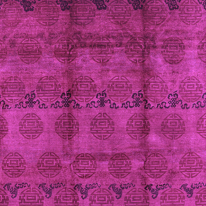 Machine Washable Oriental Purple Industrial Area Rugs, wshurb1192pur