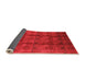 Sideview of Oriental Orange Industrial Rug, urb1192org