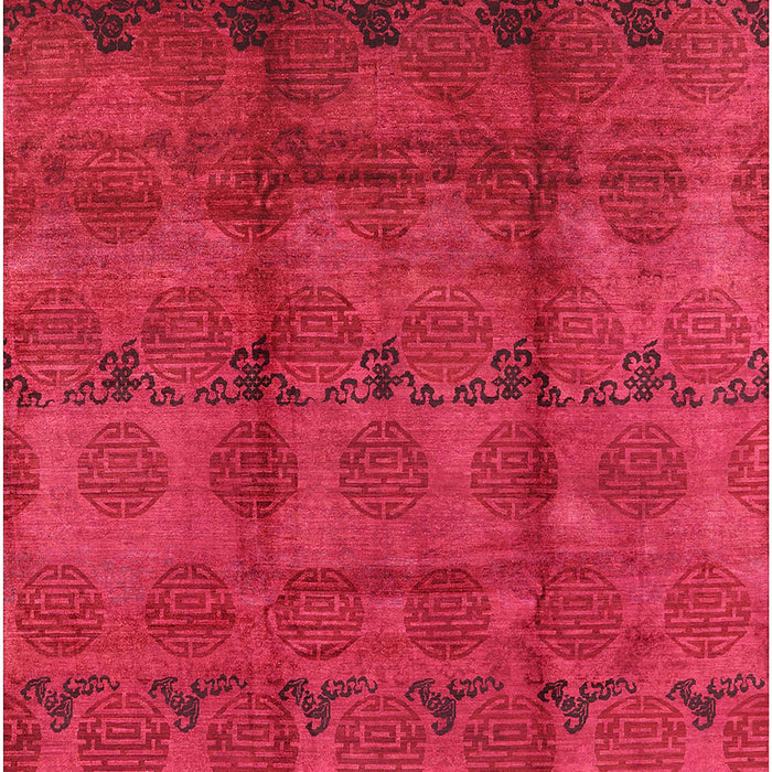 Mid-Century Modern Red Oriental Rug, urb1192