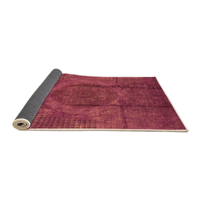 Sideview of Persian Orange Bohemian Rug, urb1193org