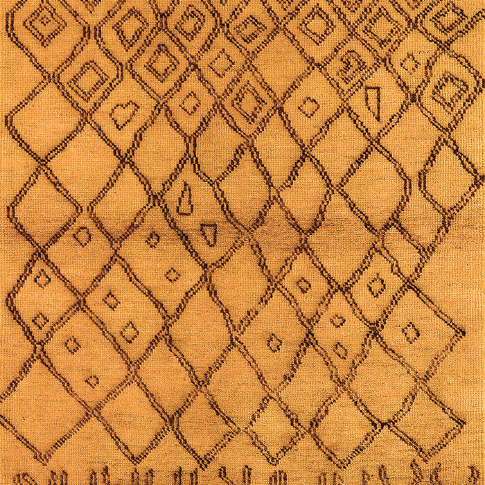 Oriental Orange Industrial Rug, urb1194org