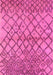 Machine Washable Oriental Pink Industrial Rug, wshurb1194pnk