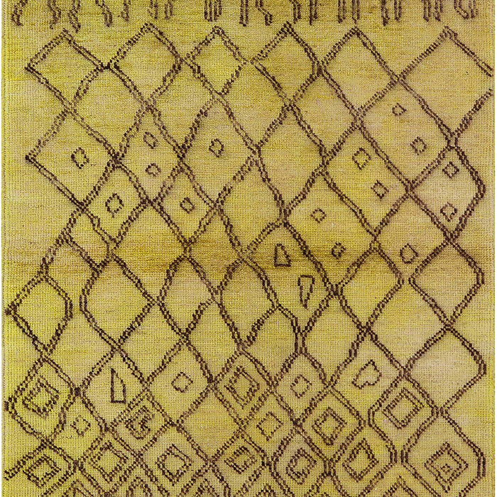 Machine Washable Industrial Modern Dark Bisque Brown Rug, wshurb1194