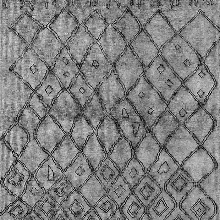 Machine Washable Oriental Gray Industrial Rug, wshurb1194gry