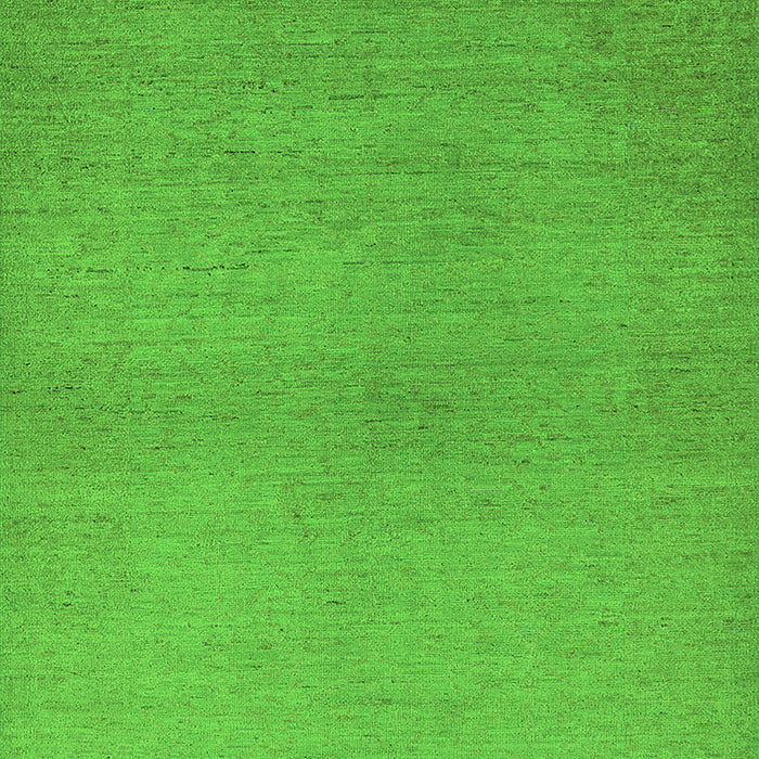 Machine Washable Solid Green Modern Area Rugs, wshurb1195grn
