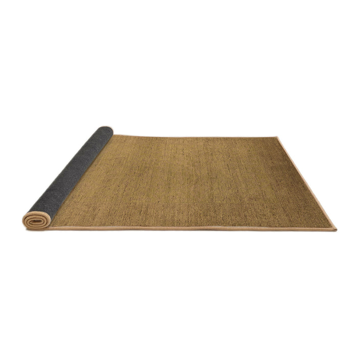 Sideview of Solid Brown Modern Rug, urb1195brn