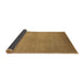 Sideview of Solid Brown Modern Rug, urb1195brn