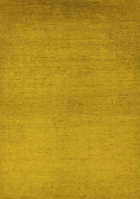 Solid Yellow Modern Rug, urb1195yw