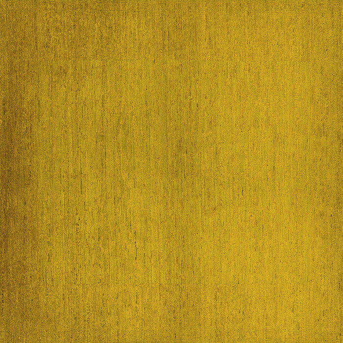 Square Solid Yellow Modern Rug, urb1195yw