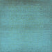 Square Machine Washable Solid Light Blue Modern Rug, wshurb1195lblu