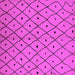 Square Machine Washable Solid Pink Modern Rug, wshurb1196pnk