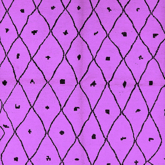 Solid Purple Modern Rug, urb1196pur