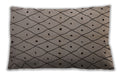 Mid-Century Modern Urban Khaki Rose Pink Lumbar Throw Pillow, 13 inch by 19 inch, lburb1196