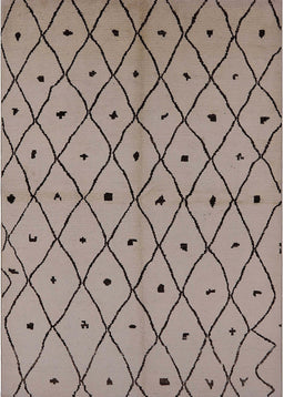 Mid-Century Modern Khaki Rose Pink Solid Rug, urb1196
