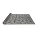 Sideview of Solid Gray Modern Rug, urb1196gry