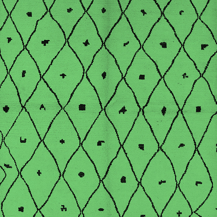 Solid Emerald Green Modern Rug, urb1196emgrn