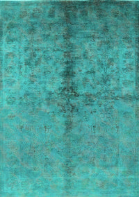 Oriental Turquoise Traditional Rug, urb1197turq