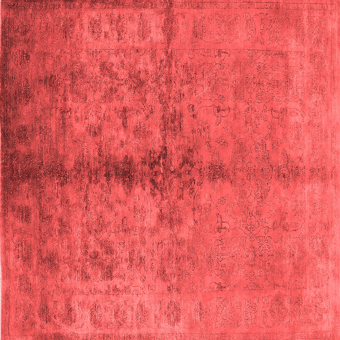 Machine Washable Oriental Red Traditional Rug, wshurb1197red