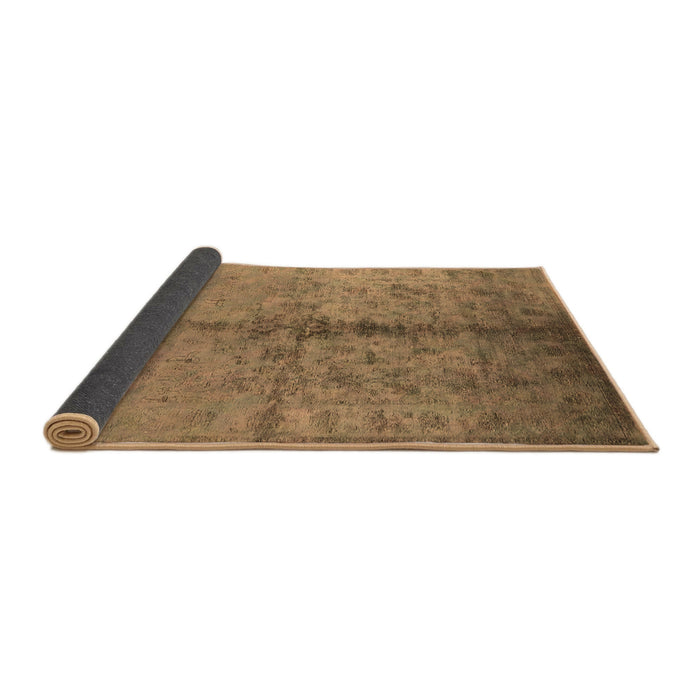 Sideview of Oriental Brown Traditional Rug, urb1197brn
