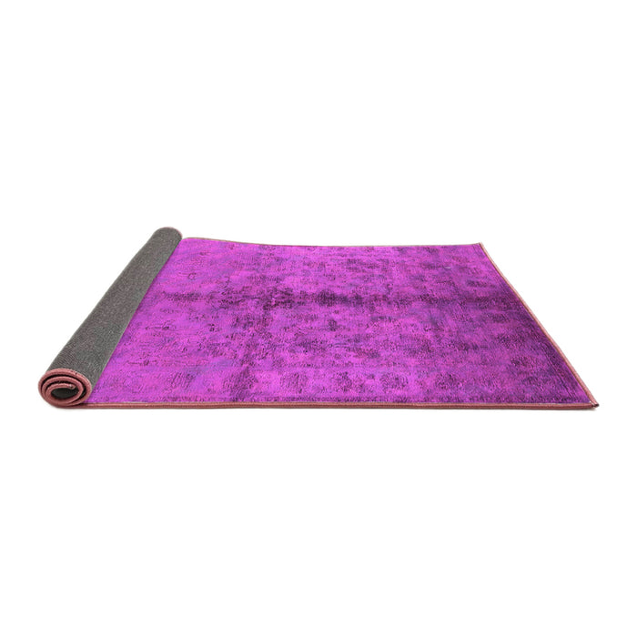 Sideview of Oriental Pink Traditional Rug, urb1197pnk