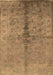 Oriental Brown Traditional Rug, urb1197brn