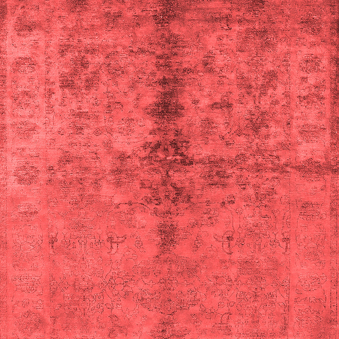 Machine Washable Oriental Red Traditional Rug, wshurb1197red