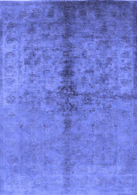 Oriental Blue Traditional Rug, urb1197blu