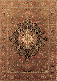 Oriental Brown Industrial Rug, urb1198brn