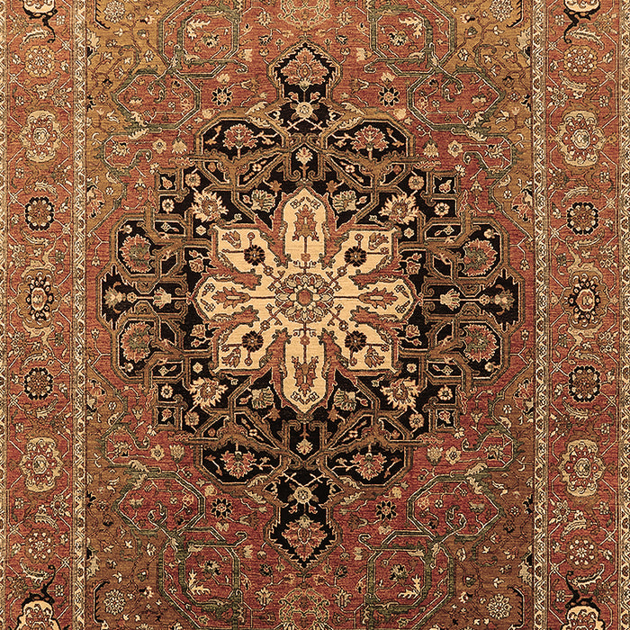 Oriental Brown Industrial Rug, urb1198brn