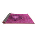 Sideview of Oriental Pink Industrial Rug, urb1198pnk