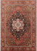 Mid-Century Modern Light Copper Gold Oriental Rug, urb1198