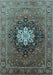 Oriental Light Blue Industrial Rug, urb1198lblu