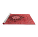 Industrial Red Washable Rugs