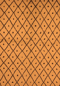 Solid Orange Modern Rug, urb1199org