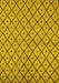 Solid Yellow Modern Rug, urb1199yw