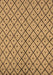 Machine Washable Solid Brown Modern Rug, wshurb1199brn