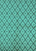 Solid Turquoise Modern Rug, urb1199turq