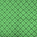 Square Machine Washable Solid Emerald Green Modern Area Rugs, wshurb1199emgrn