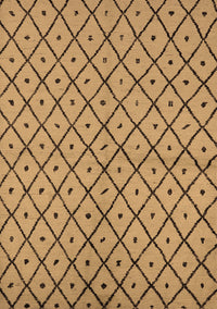 Solid Brown Modern Rug, urb1199brn