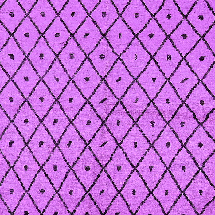 Machine Washable Solid Purple Modern Area Rugs, wshurb1199pur