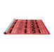 Industrial Red Washable Rugs