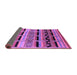 Sideview of Oriental Purple Industrial Rug, urb1200pur